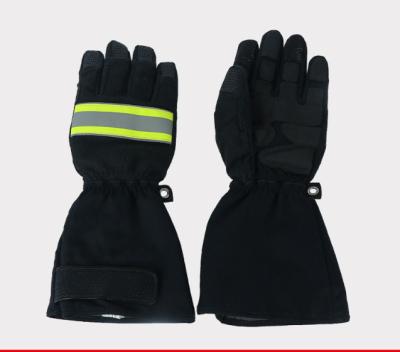 China Firefighter Best Quality Firefighter Glove EN659 Standard Heat Resistant Fire Fighting Gloves for sale