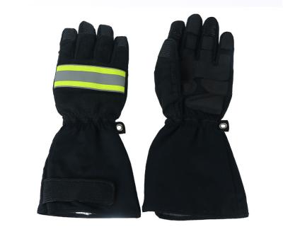 China Firefighter Heat-Protection Firefighter Rescue Gloves For Firefighter for sale