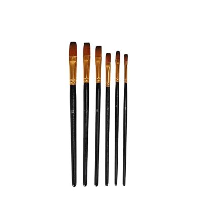 China Factory Wholesale Nylon Children's Paint Brush Acrylic Paint Brush Set for sale