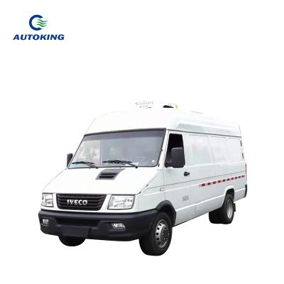 China 4*2 Refrigerated Box Truck 3 Ton Frozen Van 150hp Cargo Truck for sale