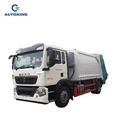 Chine 12m3 camion d'assainissement électrique camion de nettoyage de déchets comprimés 12 mètres cubes à vendre