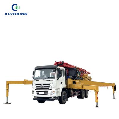 China THB52 Concrete Pump Truck DongFeng Truck Mounted Concrete Pump 22M3/H for sale