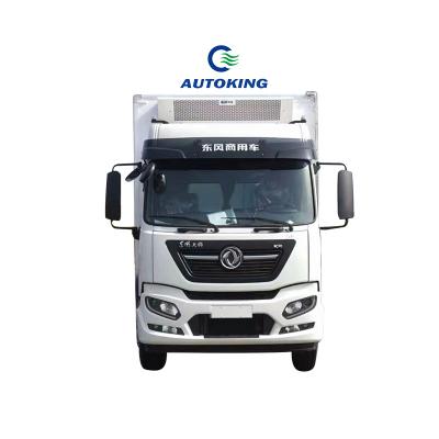 China Gasolina 4x2 carrocería de camión refrigerado 5 toneladas furgoneta de reparto refrigerada en venta