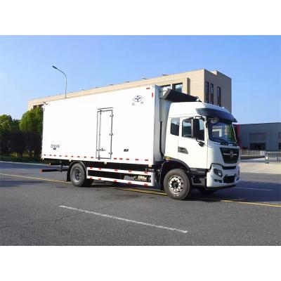 China Dongfeng 4X2 Freezer Box Truck 20Ton Refrigerated Milk Tank Truck for sale