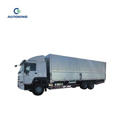 China 6000kgs Medium Size Cargo Van 3 Passengers 6 Ton Cargo Box Truck 440hp for sale