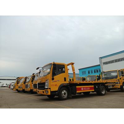 China EURO 5 Second Hand HOWO Tow Truck Wrecker 4*2 Wrecker Truck 75 Ton Rotator Wrecker Sale for sale