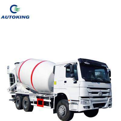 China 12 Cubic Meters HOWO Concrete Mixer 6x4 Self Mixing Concrete Truck for sale