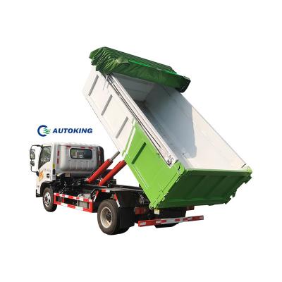 China 10-20tons 4x2 Hook Lifting Hydraulic System Arm Roll Auto Type Garbage Loading Truck With Max Engine Power Of 110Kw for sale