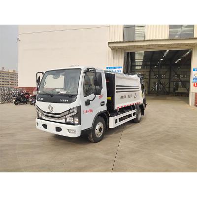 China China Dongfeng 5cbm 10cbm 15cbm camión de basura 4X2 camión de recolección de residuos económico contenedor camión de basura en venta en venta