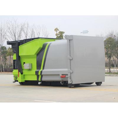 China 6 Cmb Mobile Garbage Station Compressed Waste Garbage Container Compression Station Truck Body Parts  For Sale for sale