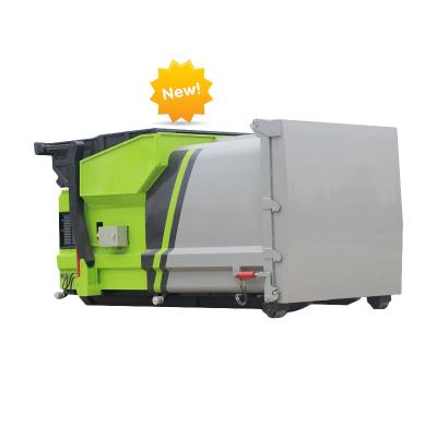 China Large Hook Arm Garbage Truck With Mobile Garbage Station Garbage Compactor Truck Hot Sale for sale