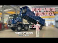 Howo Dump Truck Sinotruk Howo 371 420 Hp 12 Wheel Manual Transmission Air Conditioner