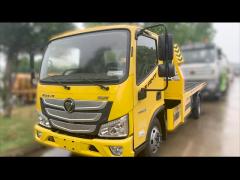 Automatic Transmission FOTON Flatbed Tow Truck For Rescue Vehicle