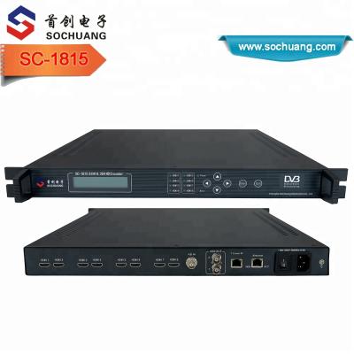 China mpeg4 encoder for hd 1080p iptv system (8 port in, asi udp and ts unicast/multicast) SC-1815 for sale