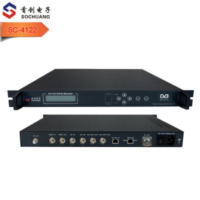 China Satellite TV uplink IP asi dvbs2 QPSK wireless RF modulator (ASI/IP IN, DVB-S2 RF, qpsk and 8psk) for sale