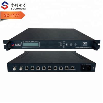 China SC-4177 64ip UDP input 4dtmb output iptv dtmb modulator SC-4177 for sale