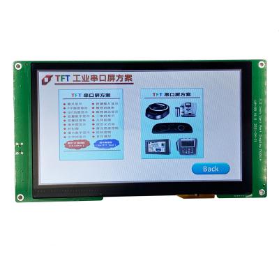 China 7.0 Inch 800*480 HMI Smart LCD Module Touch Screen LCD Panel Uart Show TFT Display Module 7.0 Inch Display for sale