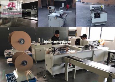 China Duo ring binding machine with hole punching function PBW580 for calendar for sale