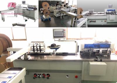 China Double loop wire inserting machine with punching function PBW580 for calendar for sale