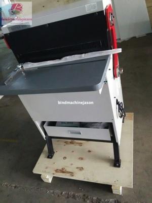 China Semi automatic Heavy duty cardboard hole punching machine MP600 for sale