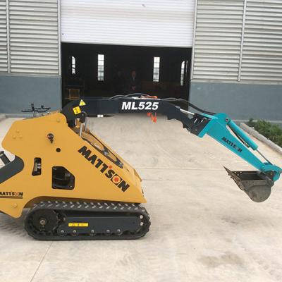 China food & Beverage Factory 25HP ML525 Mattson Skid Steer Loader Like BOXER Skid Steer Track Loader for sale