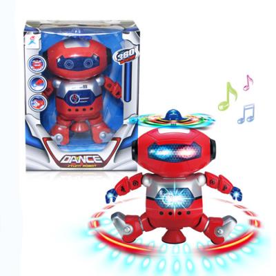 China Interstellar Acousto-Optic Dancers Kids Dancing Robot Toy for sale