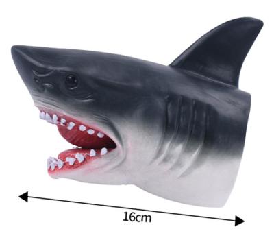 China Toy Shark Hand Puppet Funny For Adult Shark Novelty Toys for sale