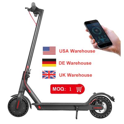 China New 350W Portable Folding Stock EU UK USA US Europe E Boat Dropshipping Foldable Electric Scooter Unisex Play with Light for sale