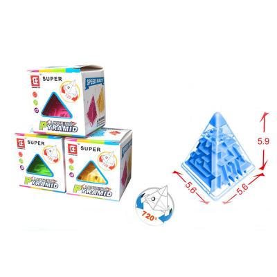 China Funny Pyramid Maze Children Educational Toy New Arrival 3D Triangle Educational Toys for sale