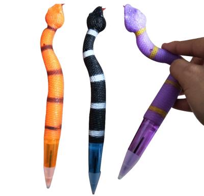 China Best Selling Popular Kids Gift Park Toys Cute Animal Sneck Pen Ball Point for sale