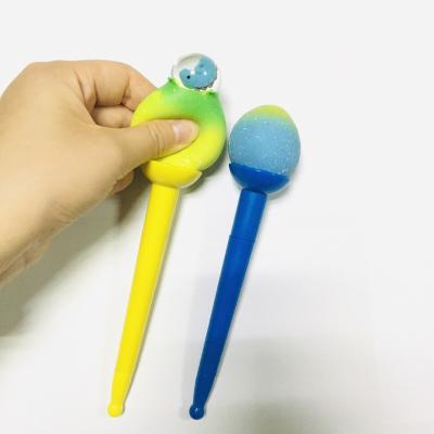 China New Popular Shape Dino Egg Decompression Toy Pen for sale