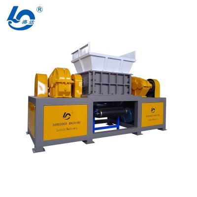 China Aluminum Industrial Plant Double Shaft Tissue Paperboard Scrap Used Tire Shredder Machine Price For Sale for sale