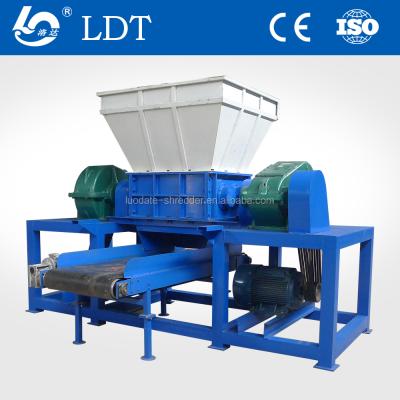 China copper aluminum metal recycling double scrap metal sheet plate shredder machine/shaft metal shredder machine/metal shredder for sale