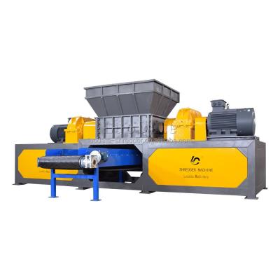 China copper aluminum metal recycling lightweight metal shredder/metal shredder machine double shaft/double shaft shredder for metal for sale