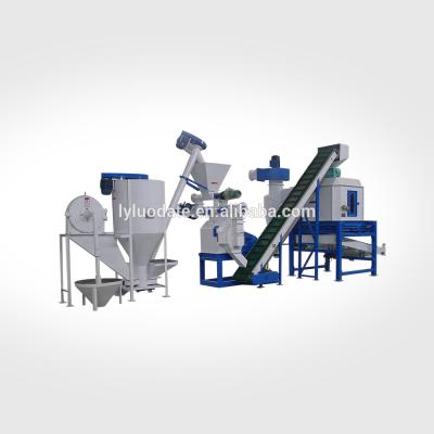 China Animal feed animal feed pellet mill for chick, hot sale 1-3t/h pig animal feed production line /ring die sheep feed pellet mill machine for sale