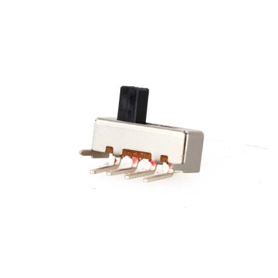 China 6 Position 1p3t Horizontal High Quality Horizontal Slide Switch , Miniature Slide Switch for sale