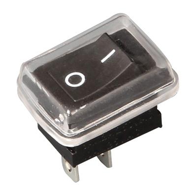 China 2pins 3pins mini ac power rocker switch waterproof cover on-off rocker switch rocker switch 6A 250V KCD1-101A KCD1-101A for sale