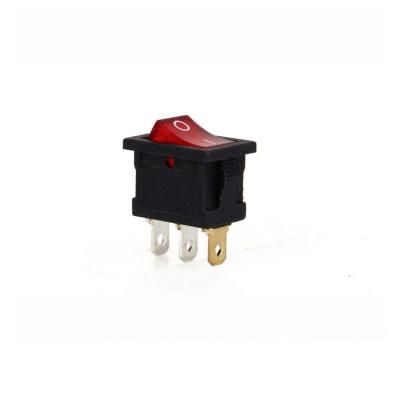 China KCD1-102NC KCD1-102NC Red On/Off Light Indicator SPST Boat Rocker Switch for sale