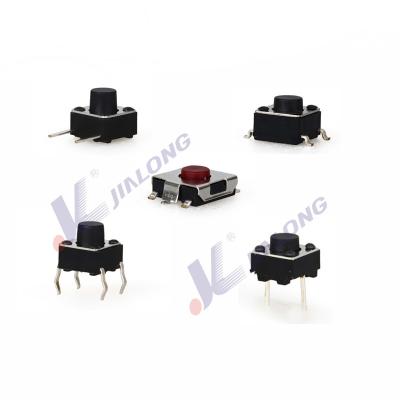 China 6*6.7*7.12*12 Standard Tact Switch For PCB Board Tc for sale