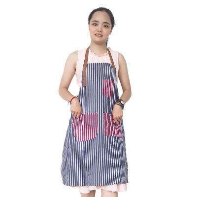 China Fashionable Do Hairdresser Barber Clear Apron Fashionable Denim Jean Apron Beauty Salon Apron for sale