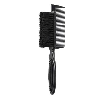 China Wholesale Double Sided Beard Cleaning Brush Trim Broken Hair Cleaning Barber Tool Comb for sale