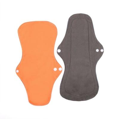 China Side-gathering Customized Color Cotton Reusable Washable Menstrual Pads Sanitary Panties Lining for sale