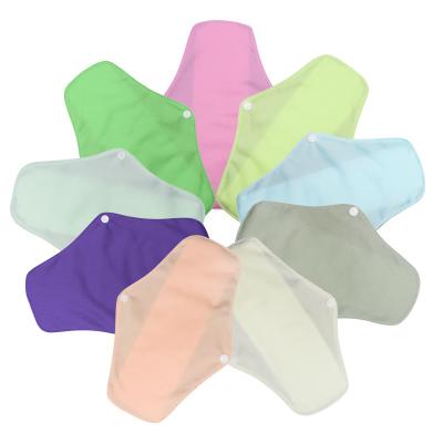 China Side-gather Personal Care Cloth Sanitary Pads Washable Reusable Sanitary Napkin Menstrual Pads for sale