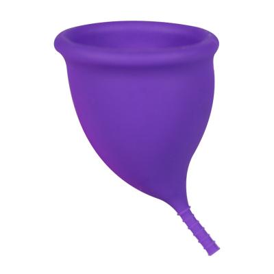 China Healthy Menstrual Cup 2 PCS Silicone Reusable Soft Period Cups Easy To Clean Menstrual Pad And Pad Cups Set for sale