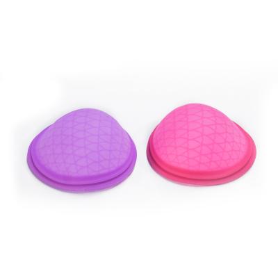 China Healthy Lady Menstrual Cup Round Custom Silicone Medical Grade Pack Reusable Menstrual Disc for sale