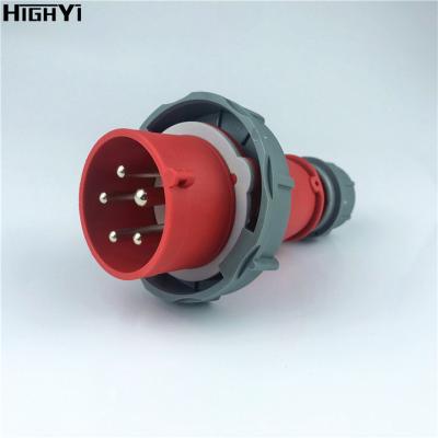 China HY1502 Industrial 3p+E+N 380~415V 16 Amp High End Type Industrial Socket With IP67 Waterproof Protection for sale