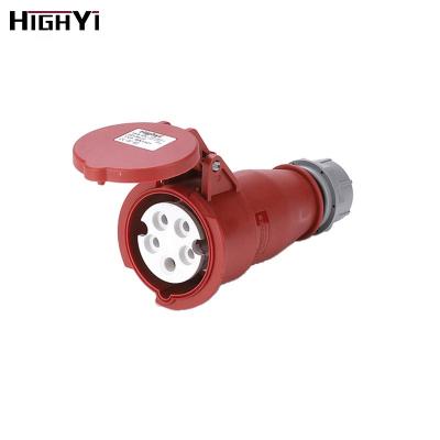 China HY1521 Industrial 3p+E+N 380~415V 16 Amp High End Type Industrial 5 Pin Connector With IP44 Waterproof Protection for sale