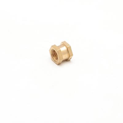 China Heavy Industry Wholesale OEM Non-Standard Double Head Hex Brass Insert Nut for sale