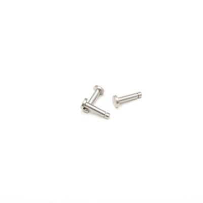 China Industry Fasteners Custom Stainless Steel Small Flat Head Solid Rivet for sale