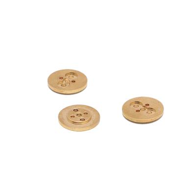 China Other Clothing Accessories Customized Round Antique Brass Gold Buttons for sale